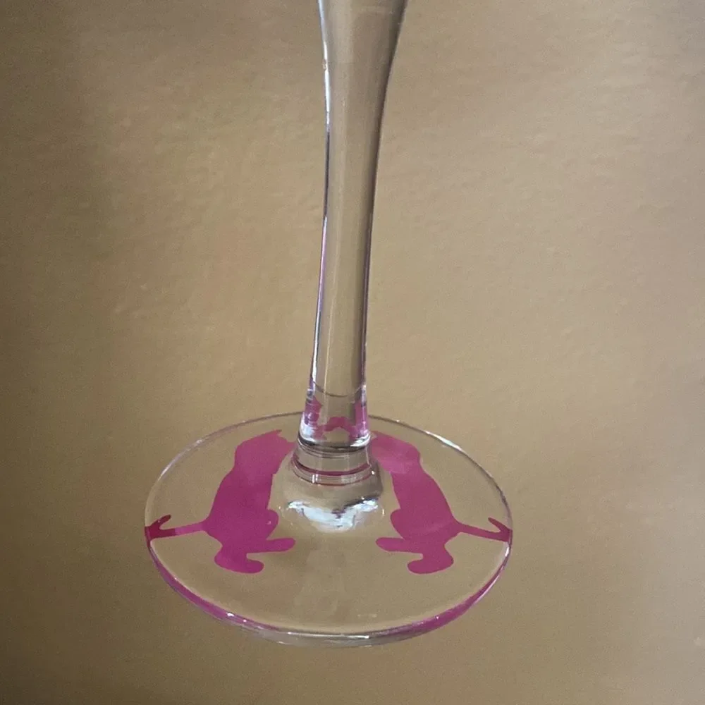 CATITUDE PROBLEM WINE GLASS‎
